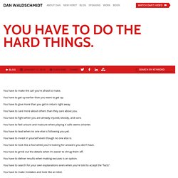 Hard Things You Need To Do To Be Successful
