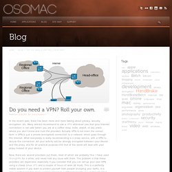 Do you need a VPN? Roll your own. - OSOMac