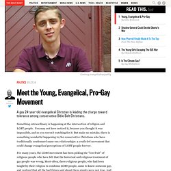Meet the Young, Evangelical, Pro-Gay Movement