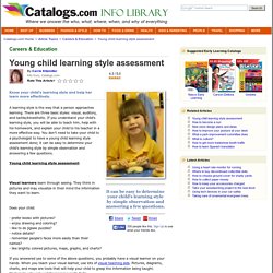 Young Child Learning Style Assessment