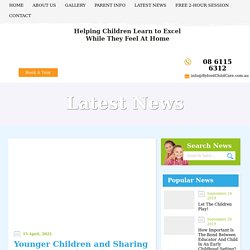 Younger Children and Sharing – how to develop it in your child