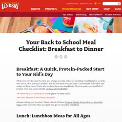 Your Back to School Meal Checklist for 2019