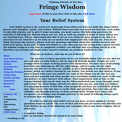 Your Belief System