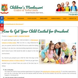 How to Get Your Child Excited for Preschool