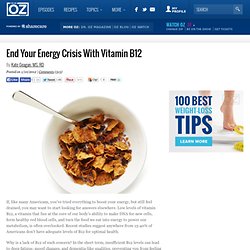 End Your Energy Crisis With Vitamin B12