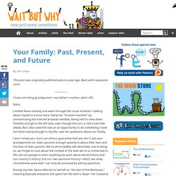 Your Family: Past, Present, and Future