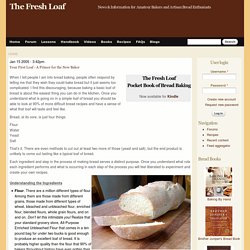Your First Loaf - A Primer for the New Baker