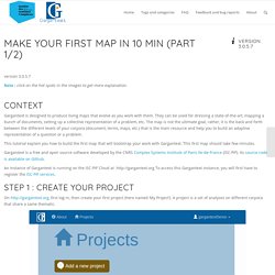 Your first map – Gargantext