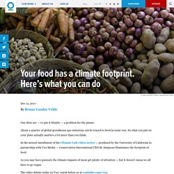Your food has a climate footprint. Here’s what you can do