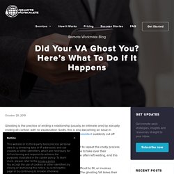 Did Your VA Ghost You? Here’s What To Do When It Happens