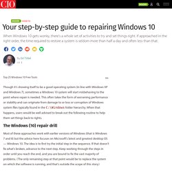 Your step-by-step guide to repairing Windows 10