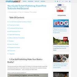 Your Guide To Self Publishing