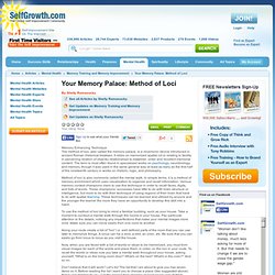 Your Memory Palace: Method of Loci