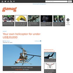 Your own helicopter for under US$20,000