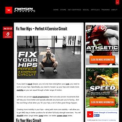 Fix Your Hips – Perfect 4 Exercise Circuit
