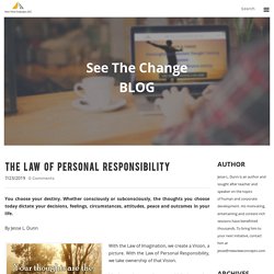 THE LAW OF PERSONAL RESPONSIBILITY