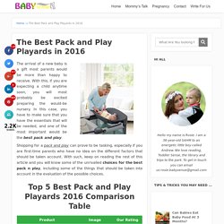 Your Ultimate Buying Guide for Best Pack and Play 2015