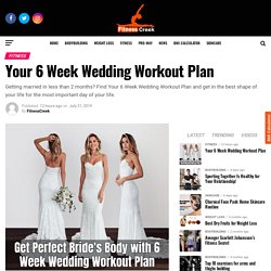 Your 6 Week Wedding Workout Plan