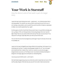 Your Work is Starstuff