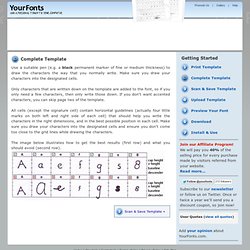 Generate Your Own Fonts Online