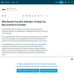 Why Should You Hire A Realtor To Help You Buy A Home In Canada?