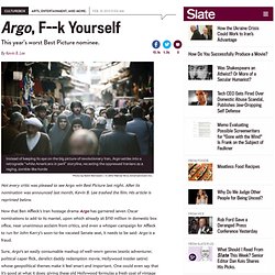 Argo fuck yourself: Ben Affleck’s Iran hostage movie is the worst