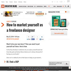 How to market yourself as a freelance designer