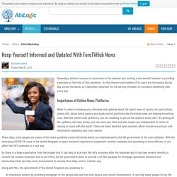 Keep Yourself Informed and Updated With ForeTVHub News