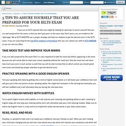 5 tips to assure yourself that you are prepared for your ielts exam