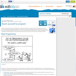 Teach yourself to program - article in OS &amp; Utilities - StumbleUpon