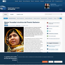 Malala Yousafzai vincitrice del Premio Sacharov 2013 - Europa