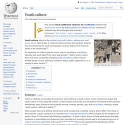 Youth culture - Wikipedia
