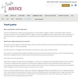 Youth justice - JUSTICE