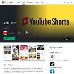 YouTube - Apps on Google Play