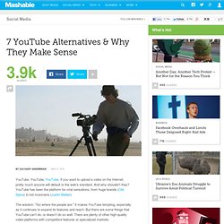 7 YouTube Alternatives & Why They Make Sense