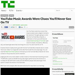 YouTube Music Awards Were Chaos You’ll Never See On TV