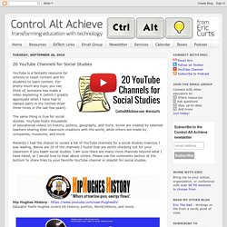 20 YouTube Channels for Social Studies