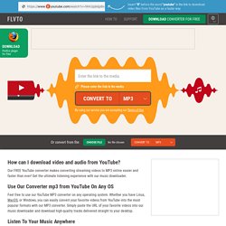 YouTube to MP3 - Convert YouTube videos to MP3