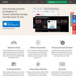 YouTube Downloader for Windows 10 by Flvto