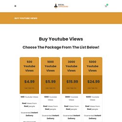 Buy YouTube Views - Highest Quality - Best Prices