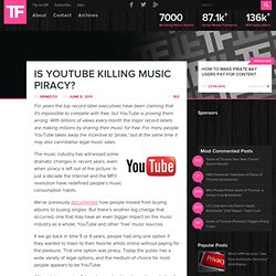Is YouTube Killing Music Piracy?