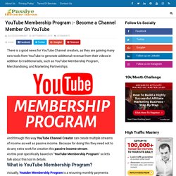 YouTube-Membership-Program