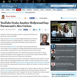 YouTube Hires Paramount's Alex Carloss