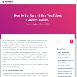 How to Set Up and Use YouTube's Parental Control