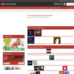 YouTube Stats by SocialBlade