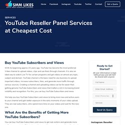 Buy YouTube Subscribers and Views the Right Way - smmlikes.in