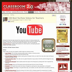 100 Best YouTube Videos for Teachers