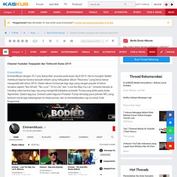 Channel Youtube Paling Populer 2019