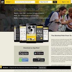 YPMobile - Yellow Pages on your iPhone, BlackBerry or Android!