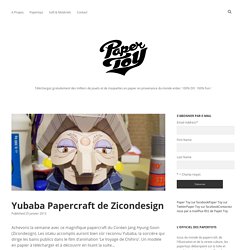 Yubaba Papercraft de Zicondesign